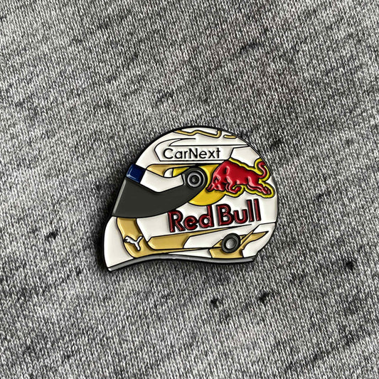 Max Verstappen 2022 Helmet Enamel Pin on clothes