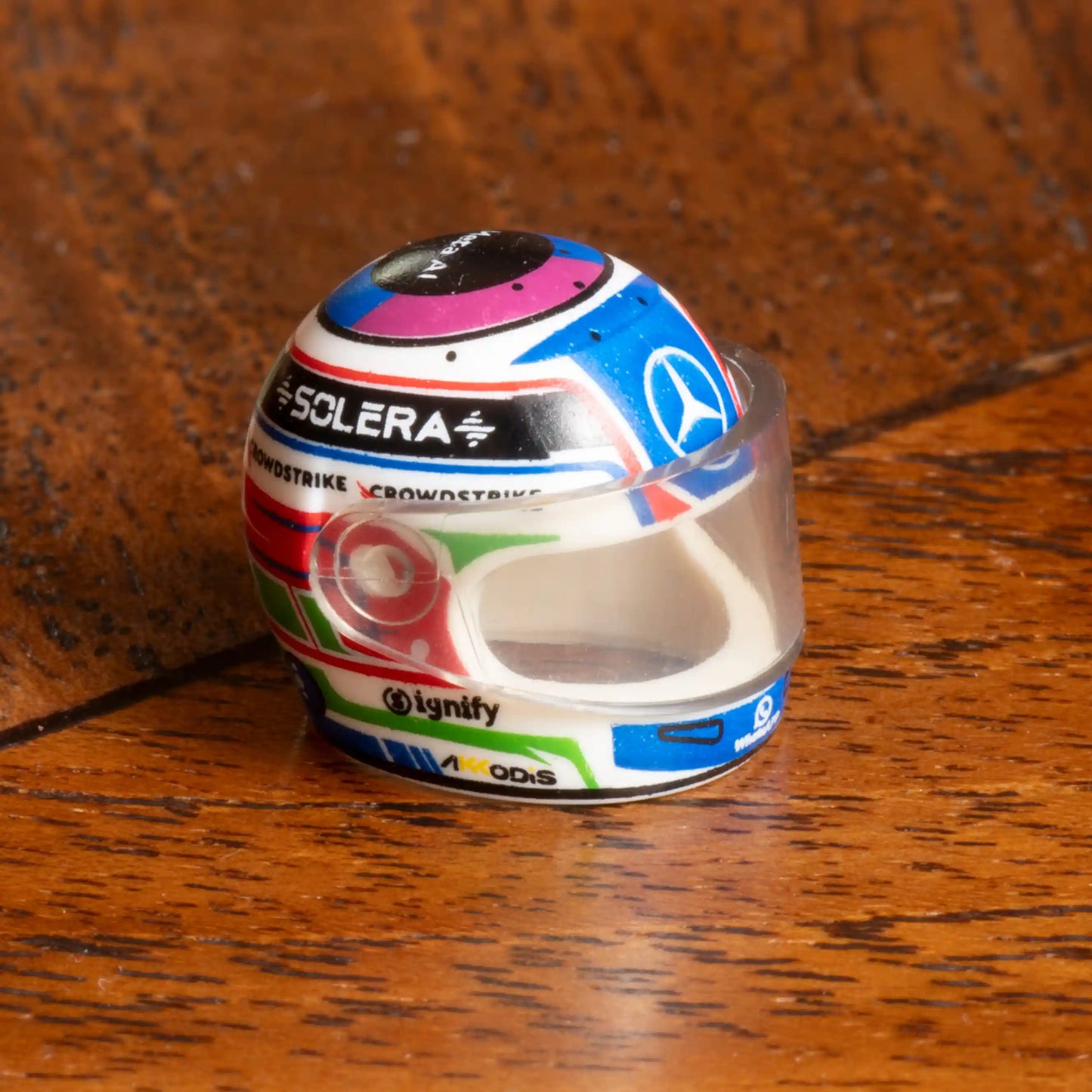 Kimi Antonelli 2026 Custom Lego Minifig Helmet
