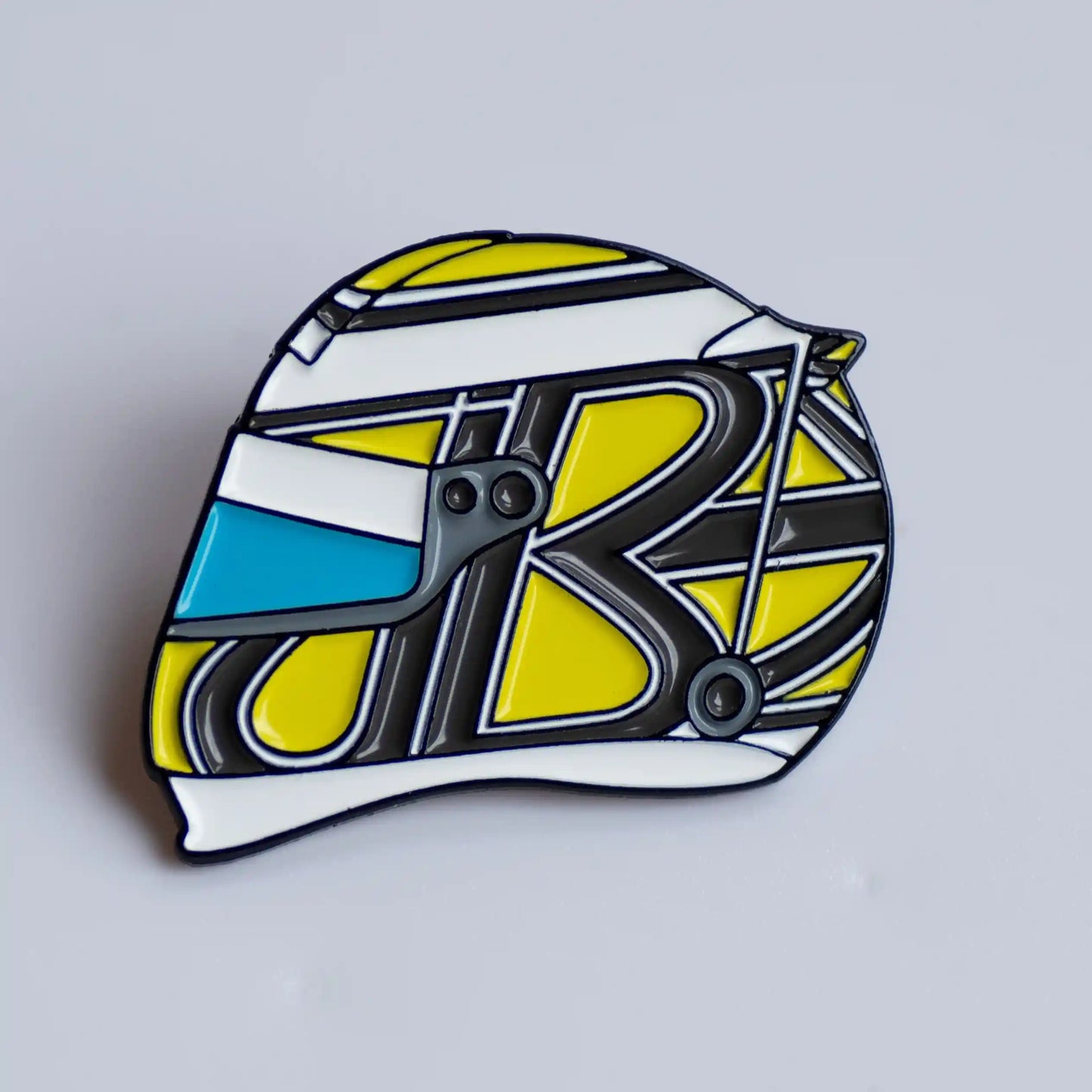 Jenson Button 2009 Helmet Enamel Pin