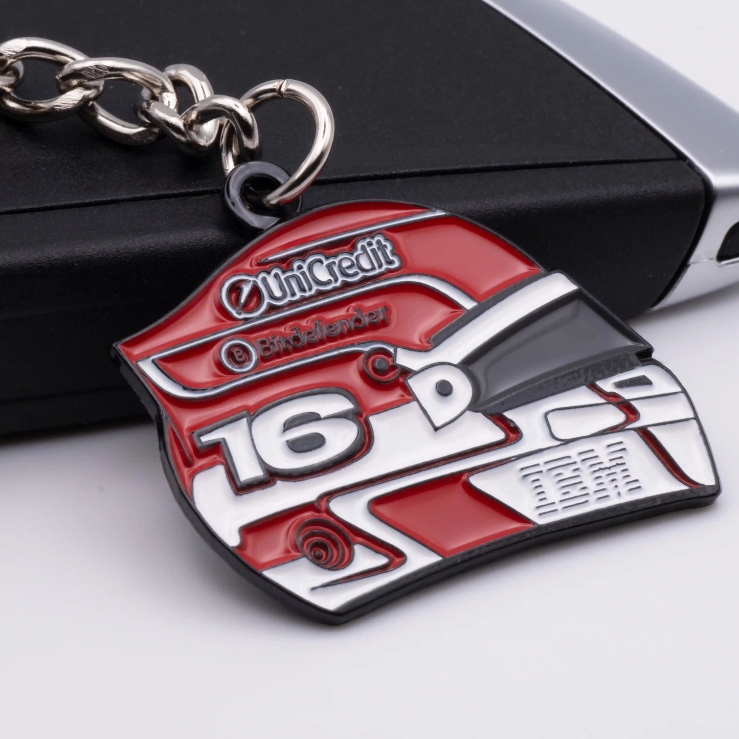 Charles Leclerc 2025 Helmet Enamel Keychain