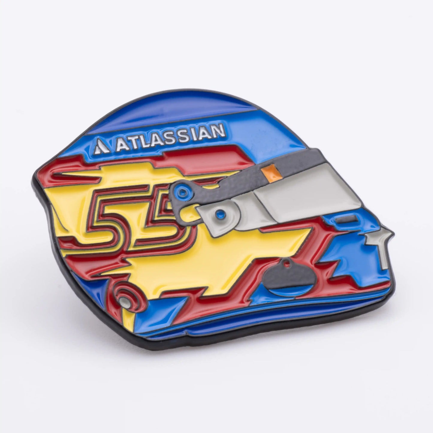 Carlos Sainz 2025 Helmet Enamel Pin