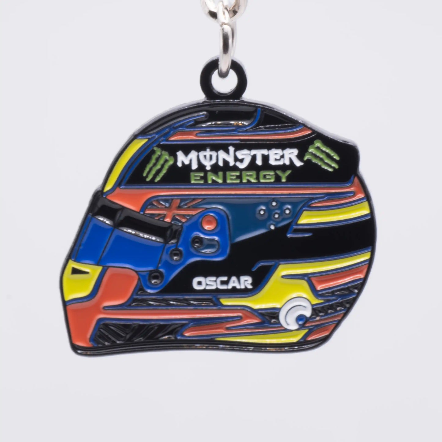 Oscar Piastri 2025 Helmet Enamel Keychain