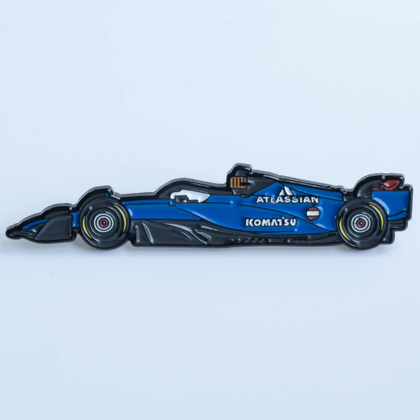 Williams FW47 Formula One Car Enamel Pin shown on white background