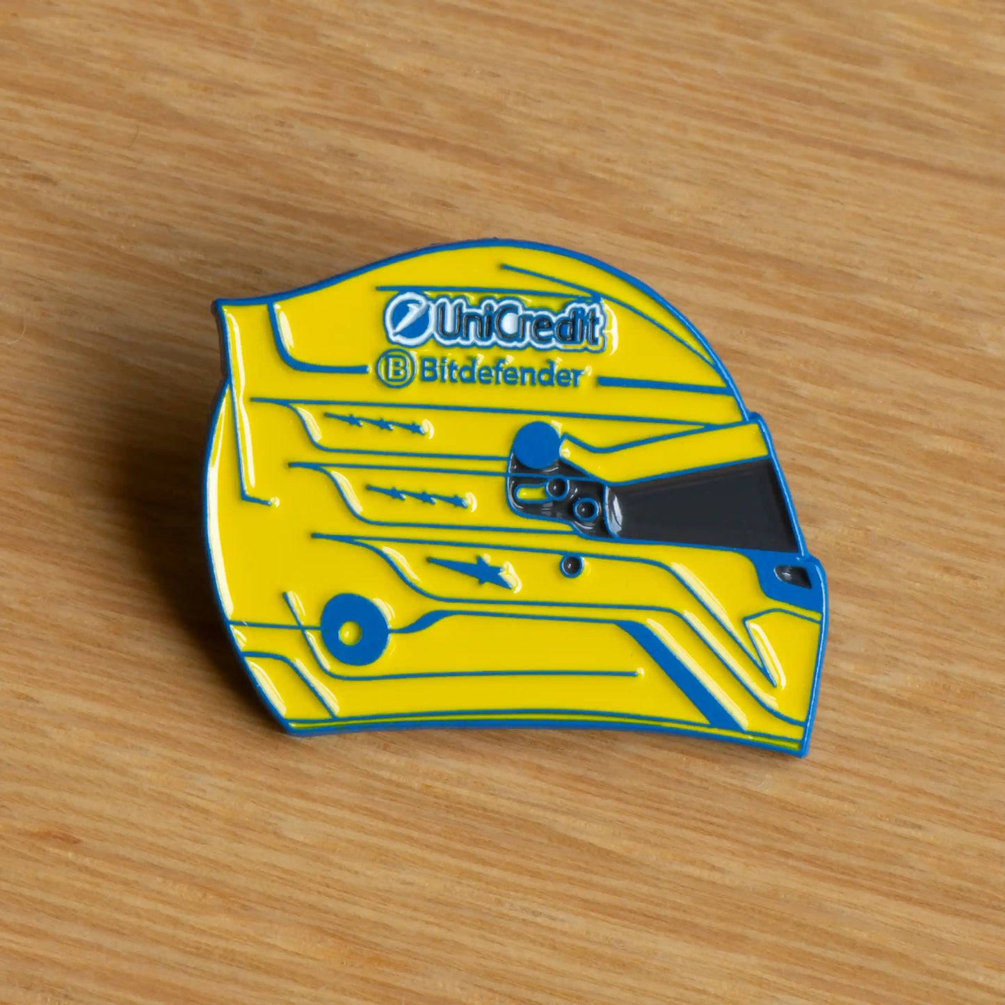 Lewis Hamilton 2025 Miami Helmet Enamel Pin