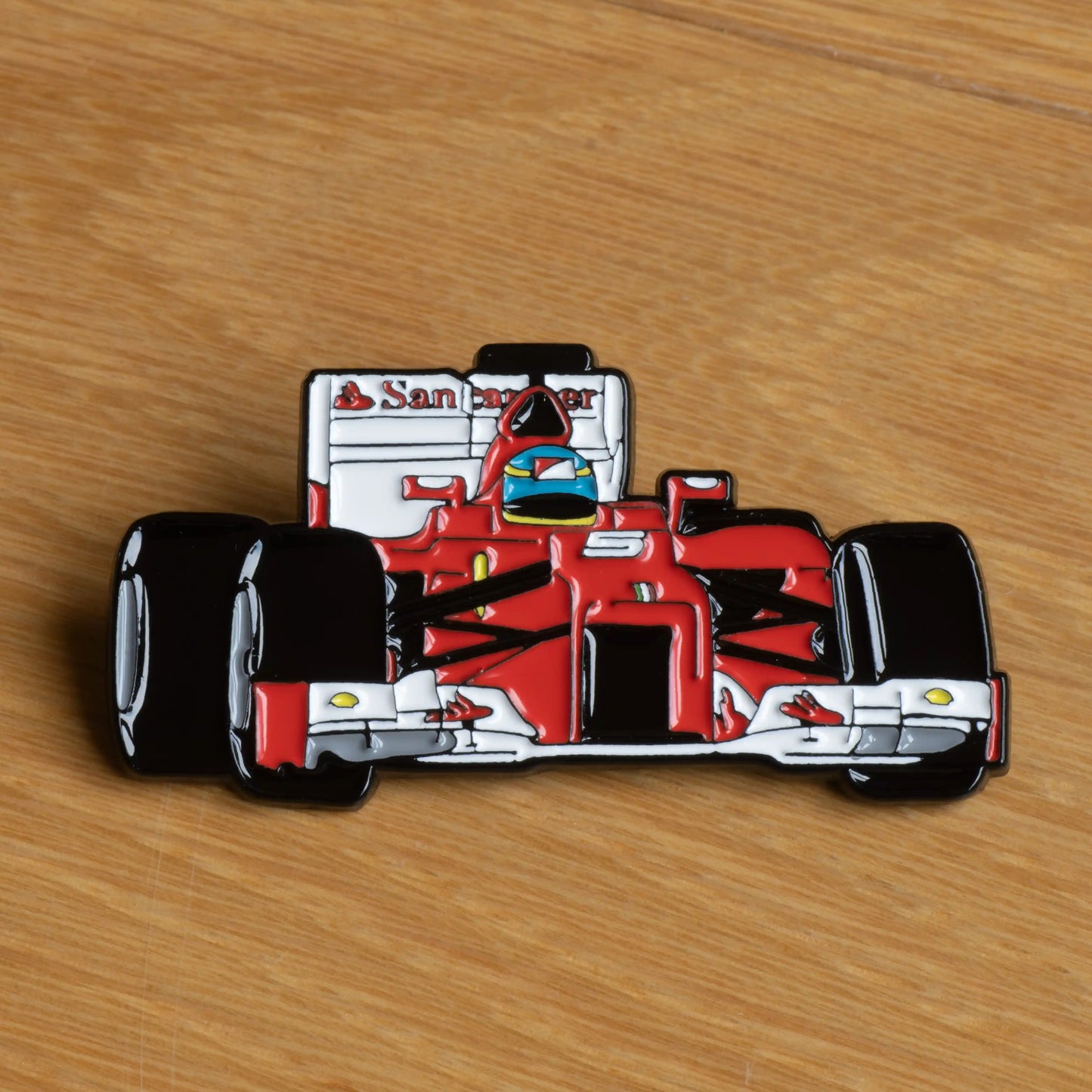 Fernando Alonso's F2012 Formula One Car Enamel Pin