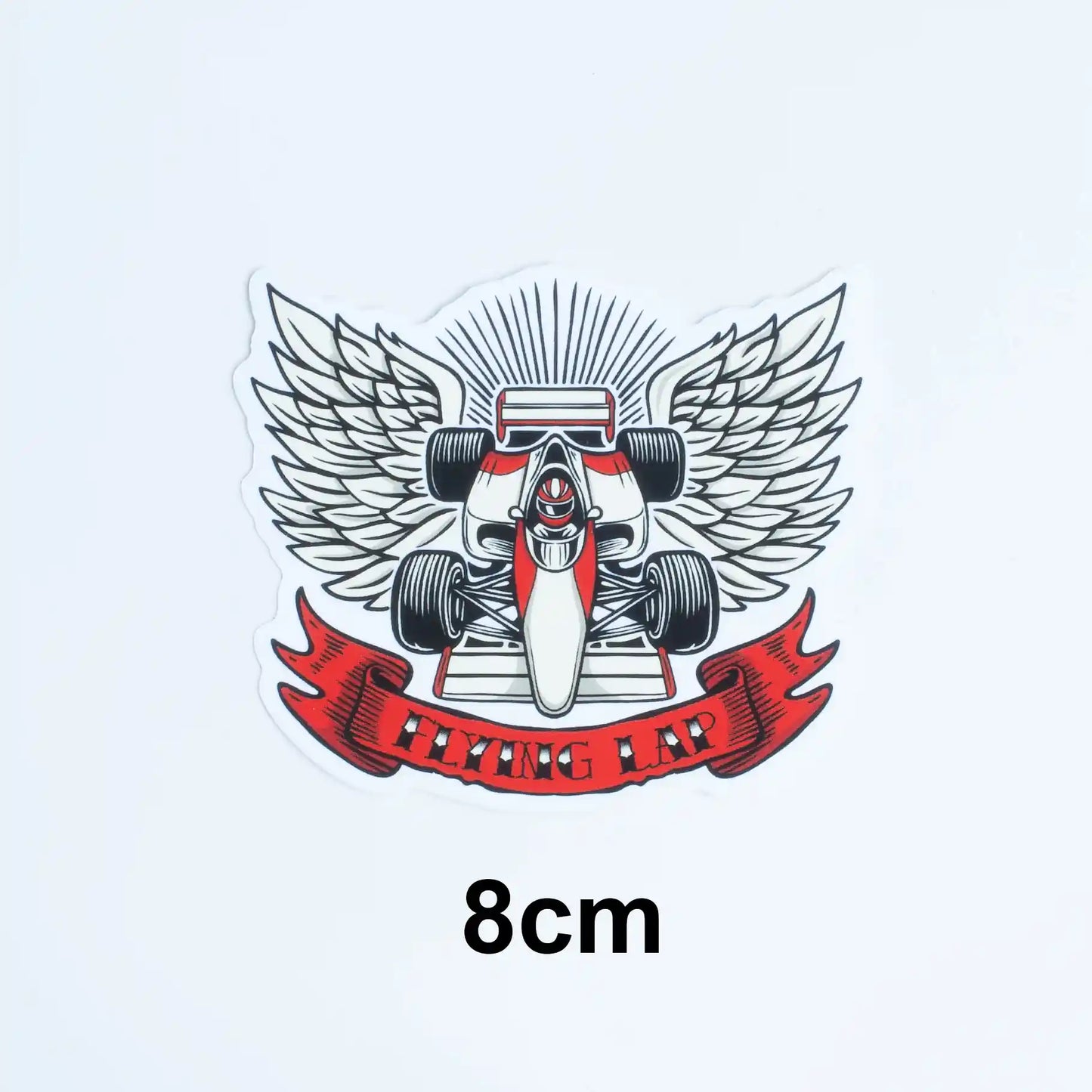 Formula One Tattoo Style Sticker Pack, Flying Lap