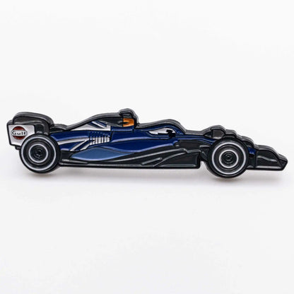 Williams FW45 800th GP Special Livery Enamel Pin shown on white background