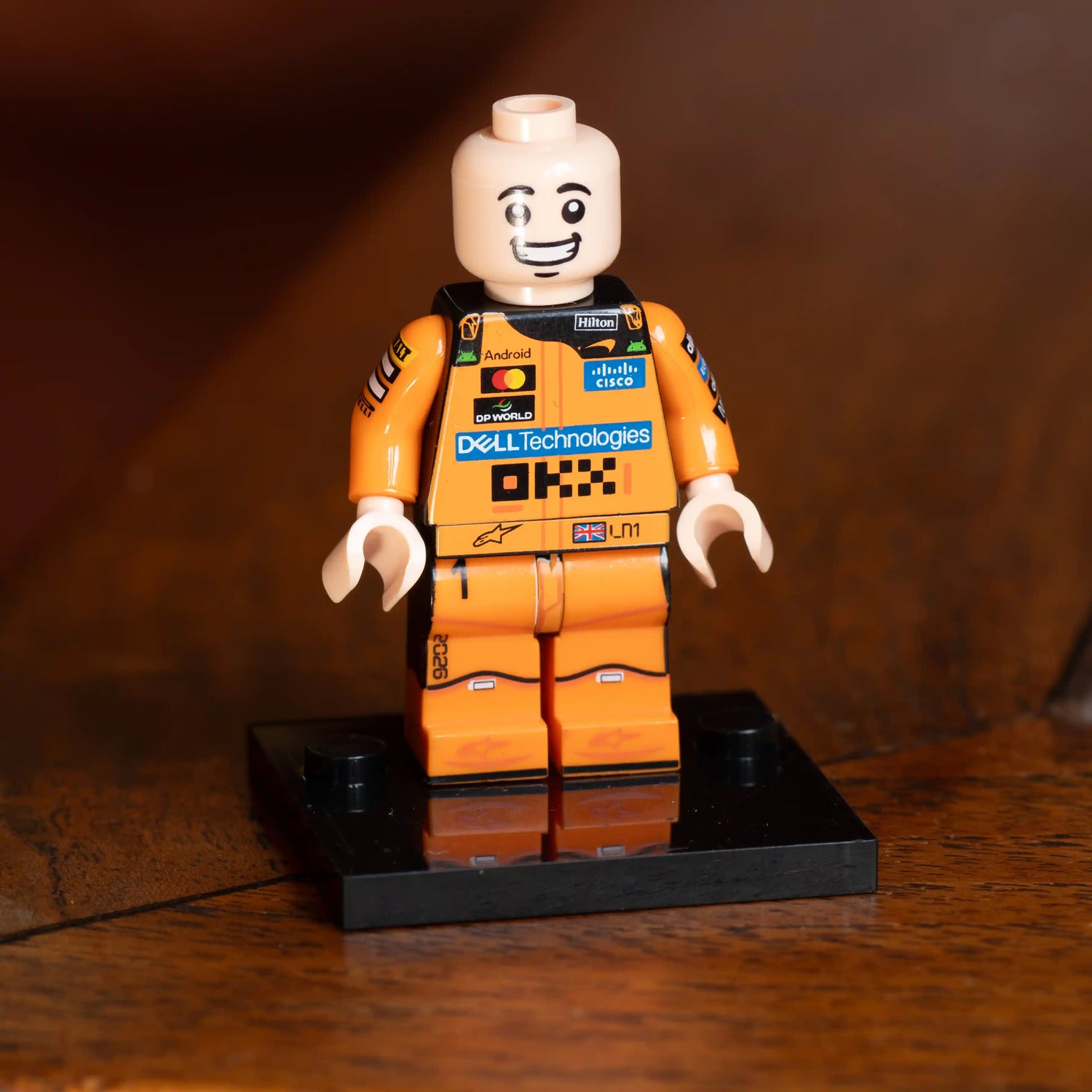 Lando Norris Custom Lego Minifig