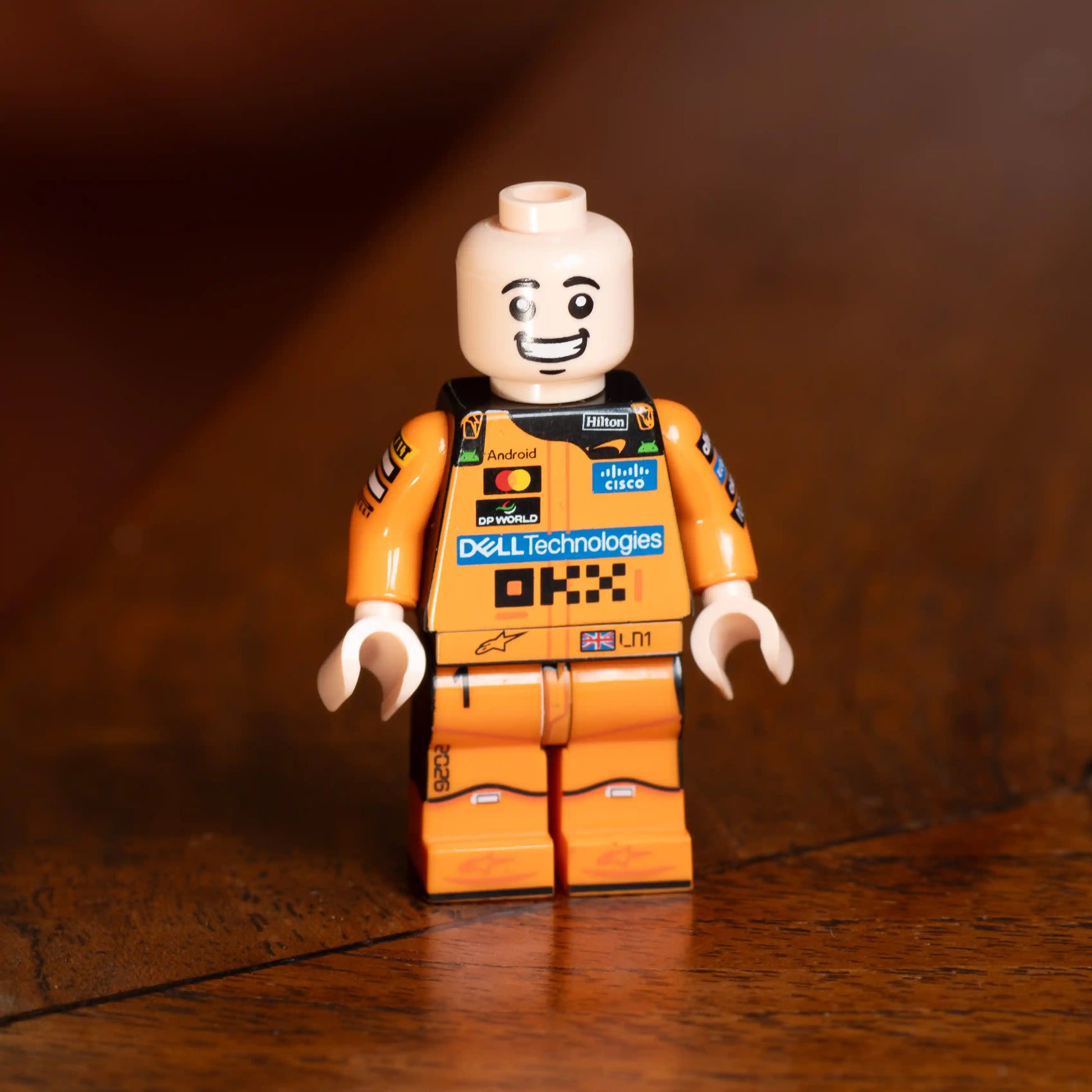 Lando Norris Custom Lego Minifig