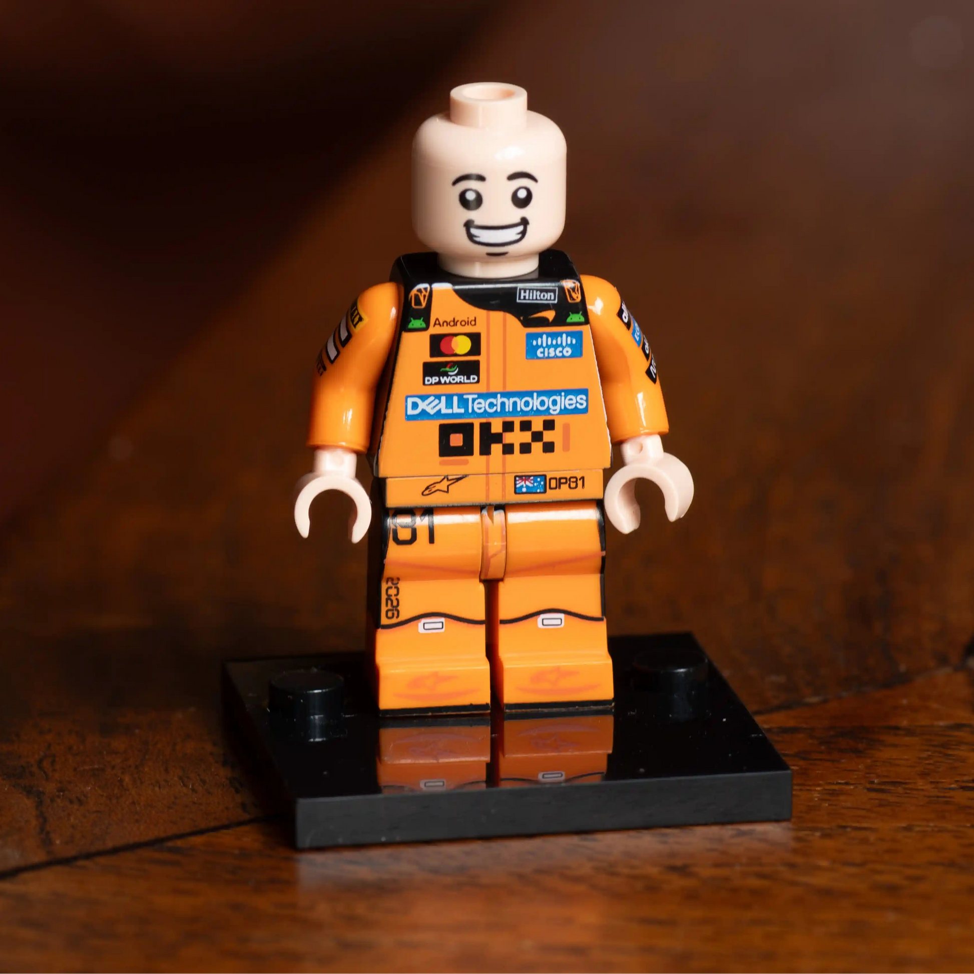Oscar Piastri Custom Lego Minifig