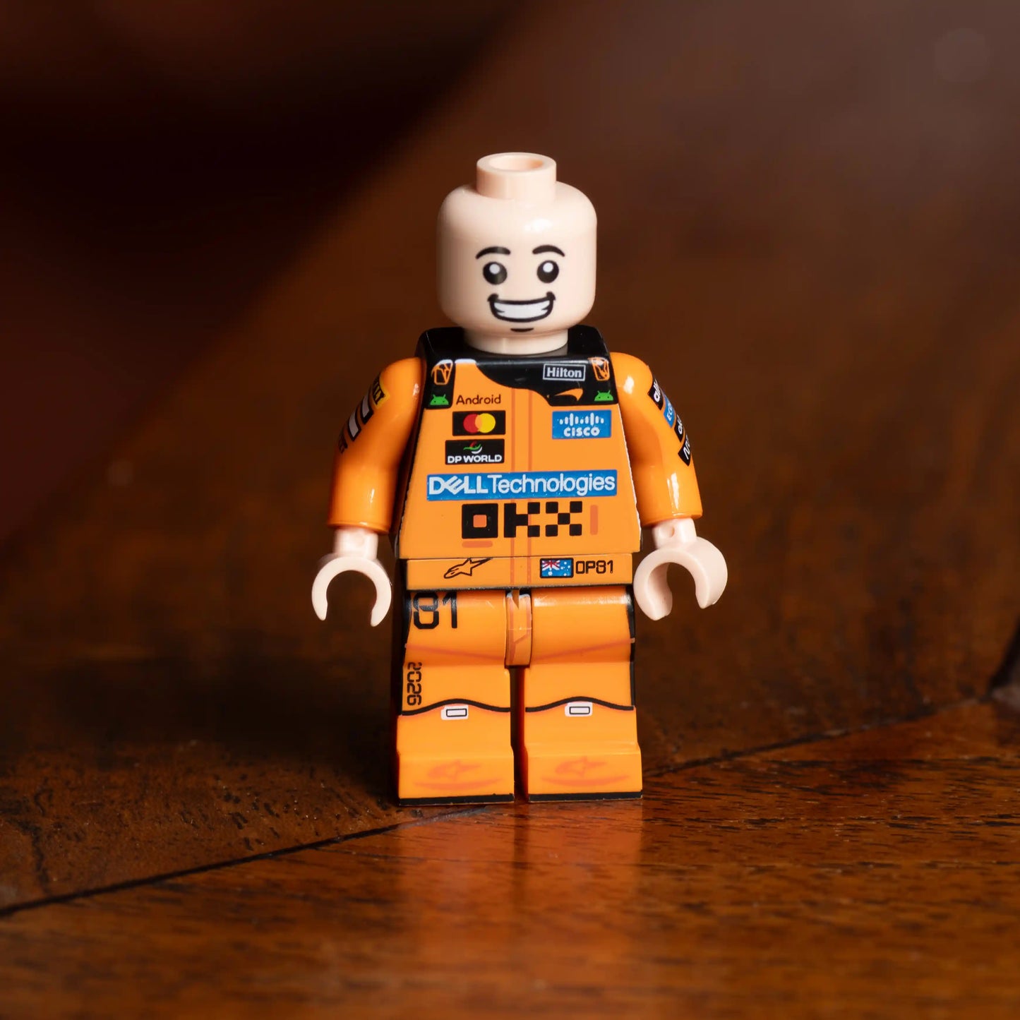 Oscar Piastri Custom Lego Minifig