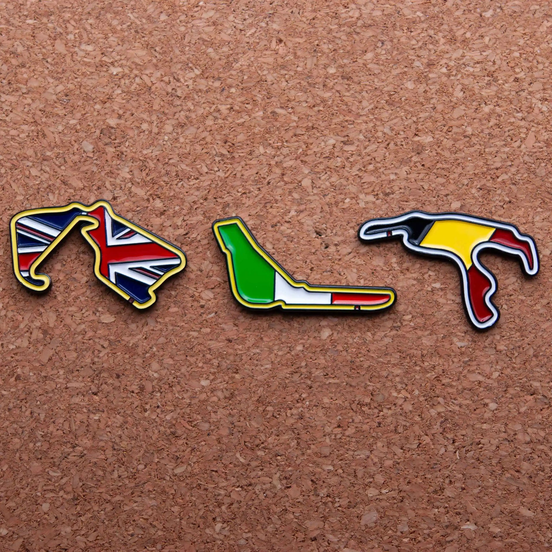 F1 Circuit Enamel Pin Bundle – GPPins.com