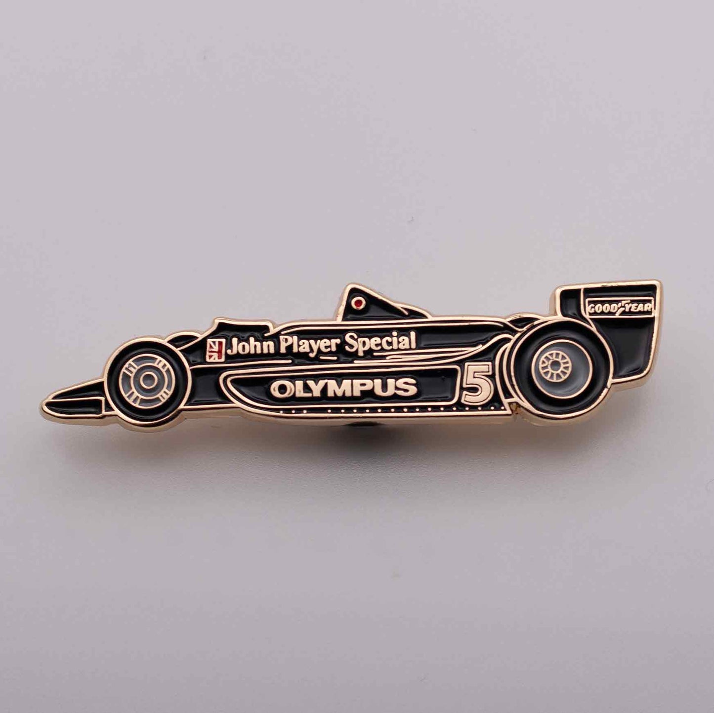 Lotus 79 Formula One Car Enamel Pin shown on white background