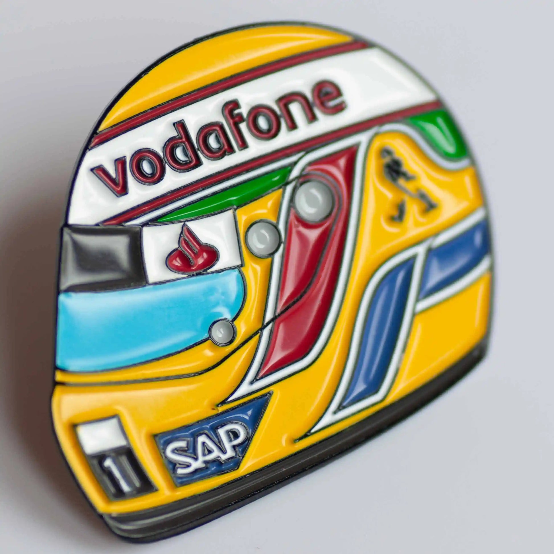 Lewis Hamilton 2008 Helmet Enamel Pin Badge