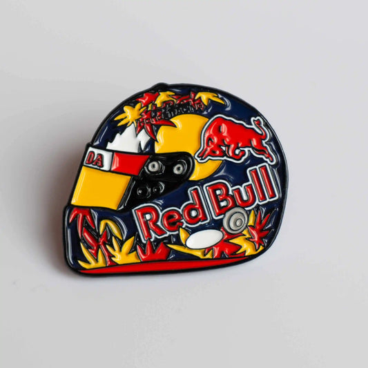 Yuki Tsunoda 2024 Helmet Enamel Pin Badge shown on white background