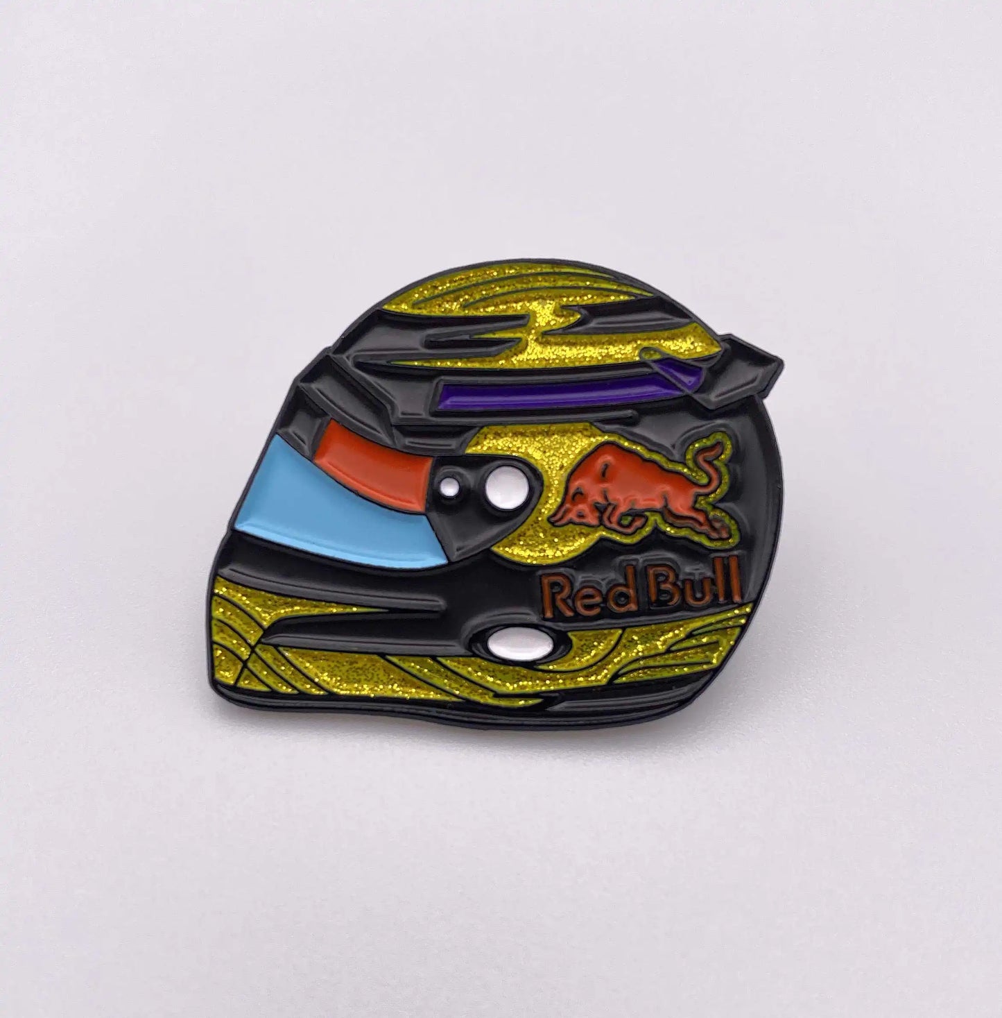 Sebastian Vettel 2013 Germany Special Edition Helmet Enamel Pin shown on white background