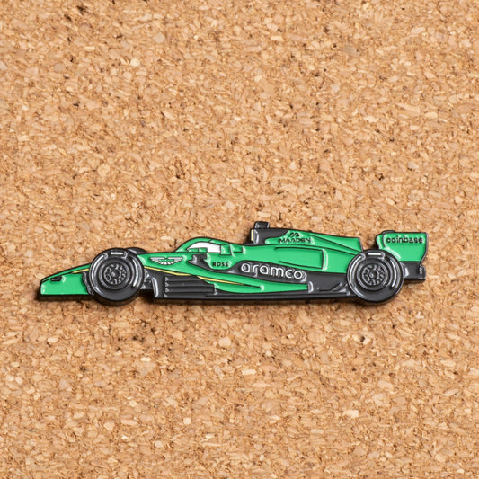 Aston Martin AMR26 Formula One Car Enamel Pin