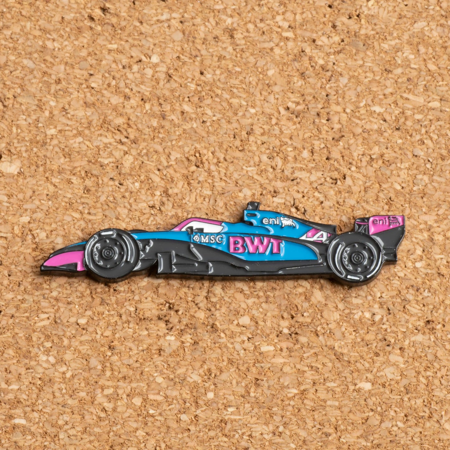 Alpine A526 Formula One Car Enamel Pin