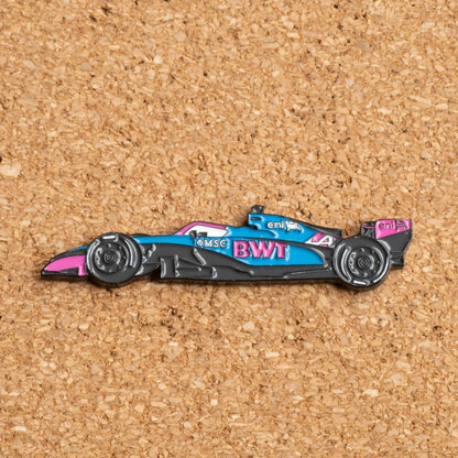 Alpine A526 Formula One Car Enamel Pin