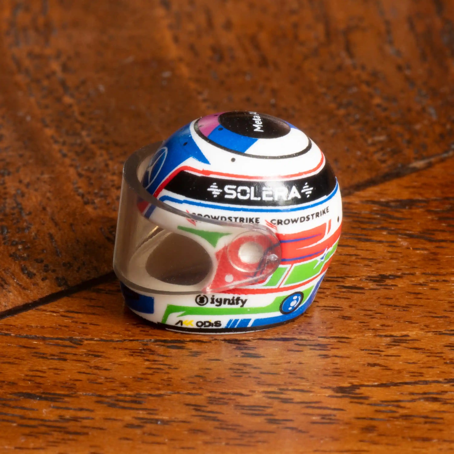 Kimi Antonelli 2026 Custom Lego Minifig Helmet