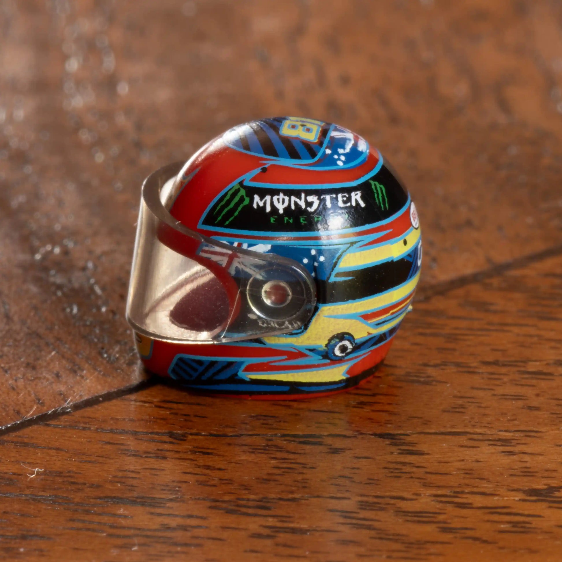 Oscar Piastri 2026 Custom Lego Minifig Helmet