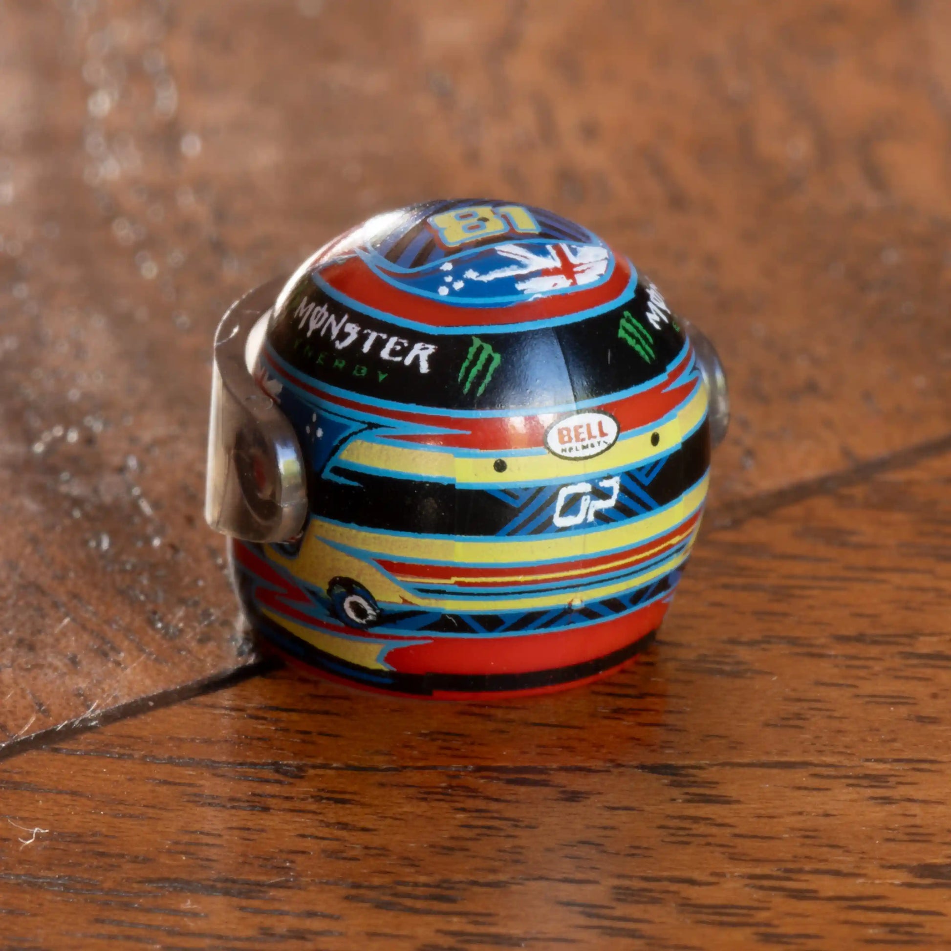 Oscar Piastri 2026 Custom Lego Minifig Helmet