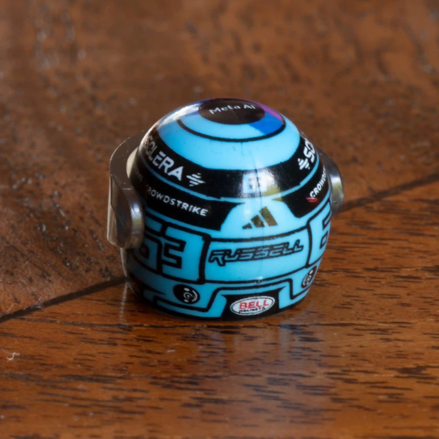 George Russell 2026 Custom Lego Minifig Helmet
