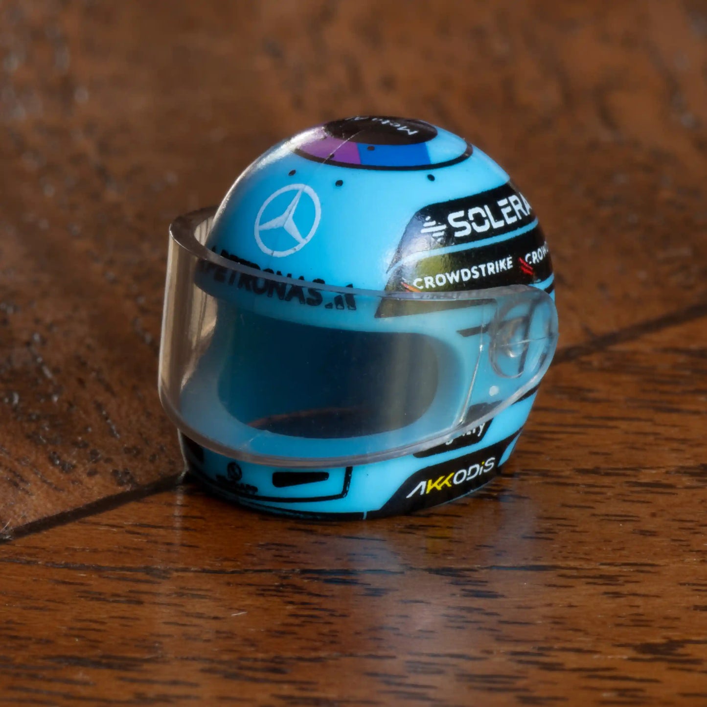 George Russell 2026 Custom Lego Minifig Helmet
