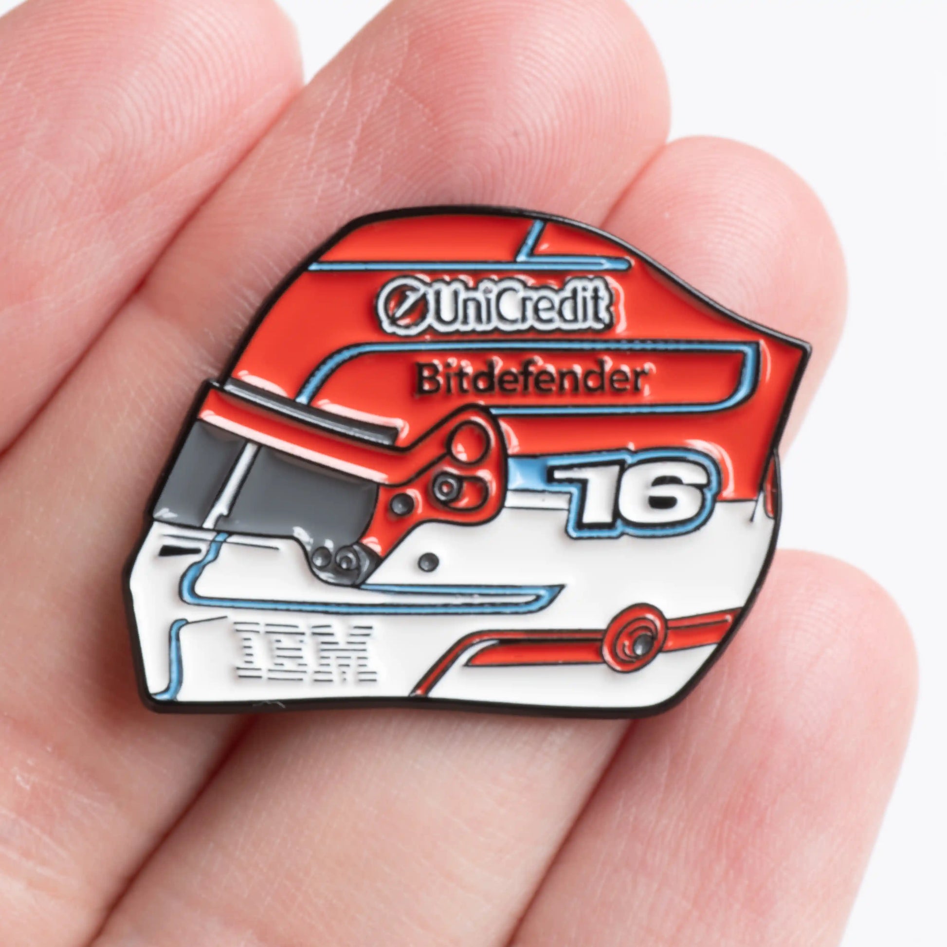 Charles Leclerc 2026 Helmet Enamel Pin