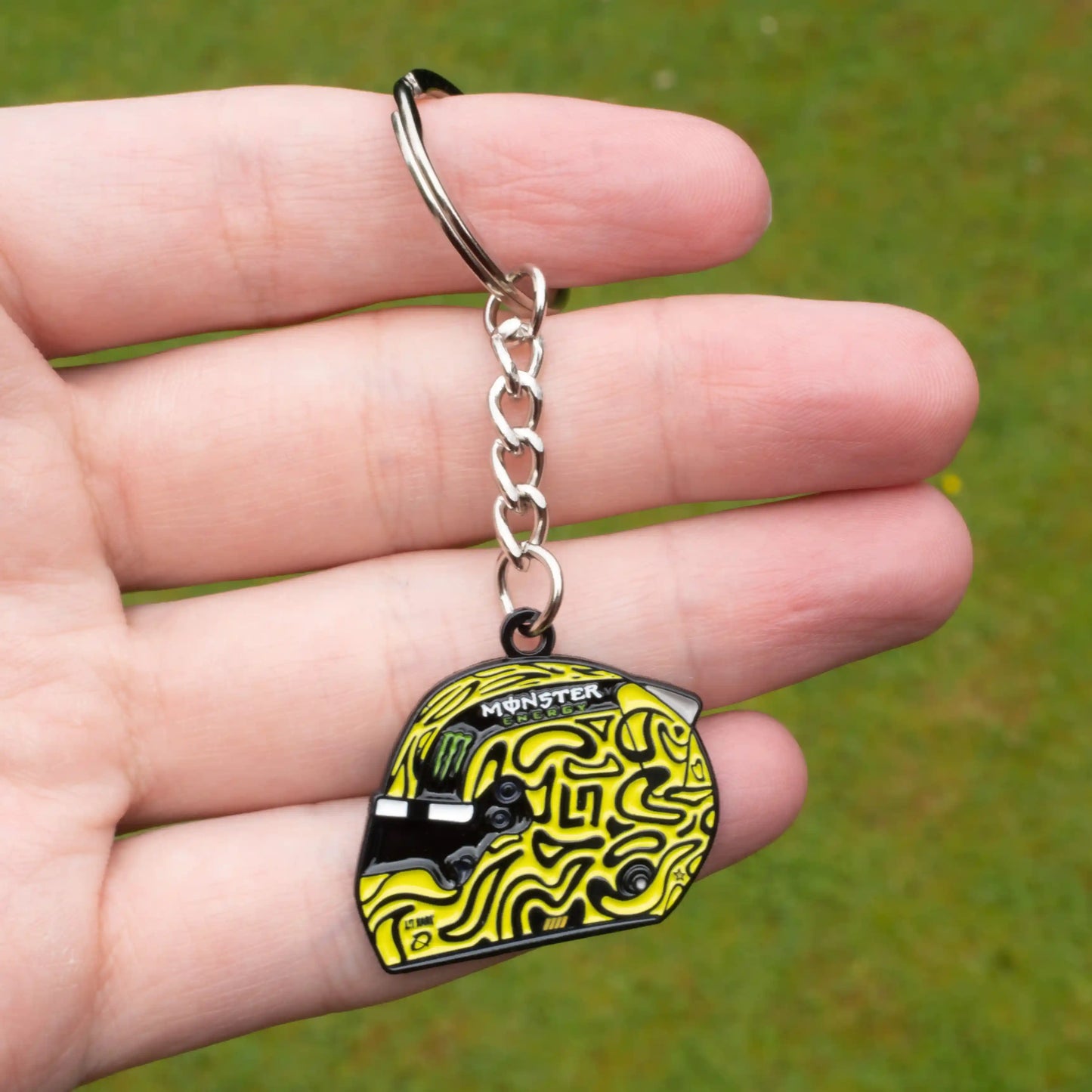 Lando Norris 2026 Helmet Enamel Keychain