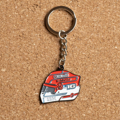 Charles Leclerc 2026 Helmet Enamel Keychain