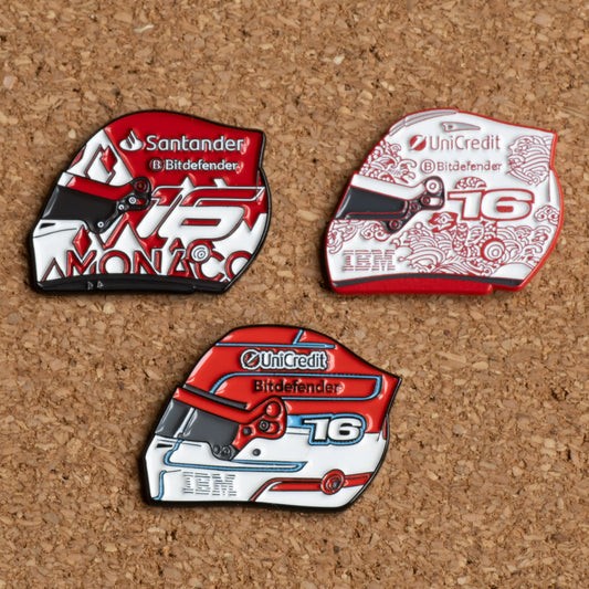 Charles Leclerc Helmet Pin Bundle