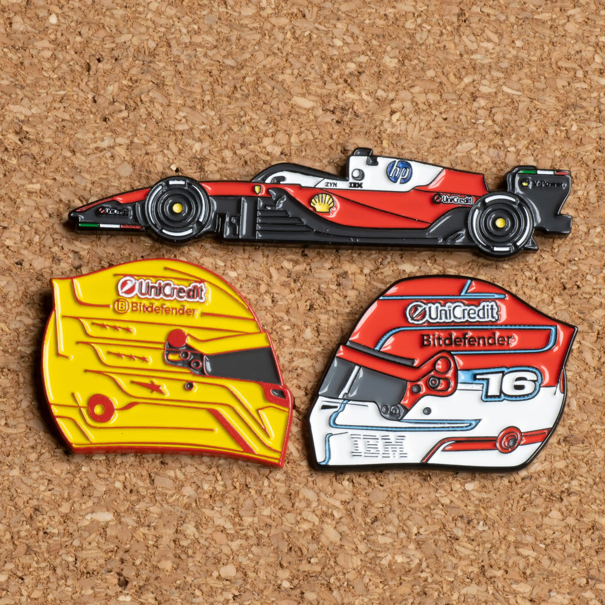 Ferrari Enamel Pin Bundle