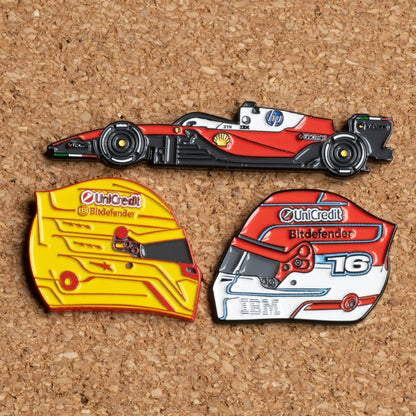 Ferrari Enamel Pin Bundle