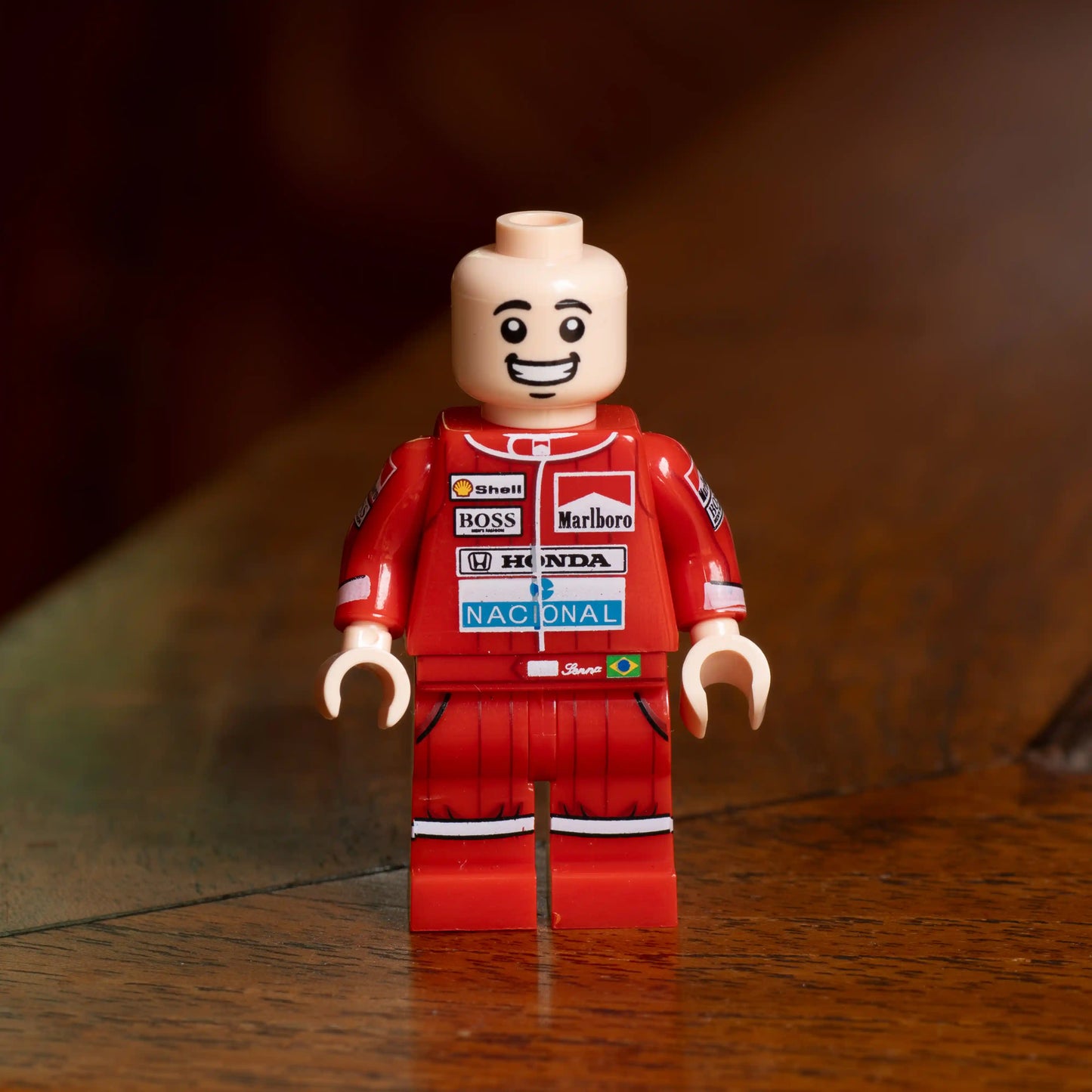 Ayrton Senna Custom Lego Minifig