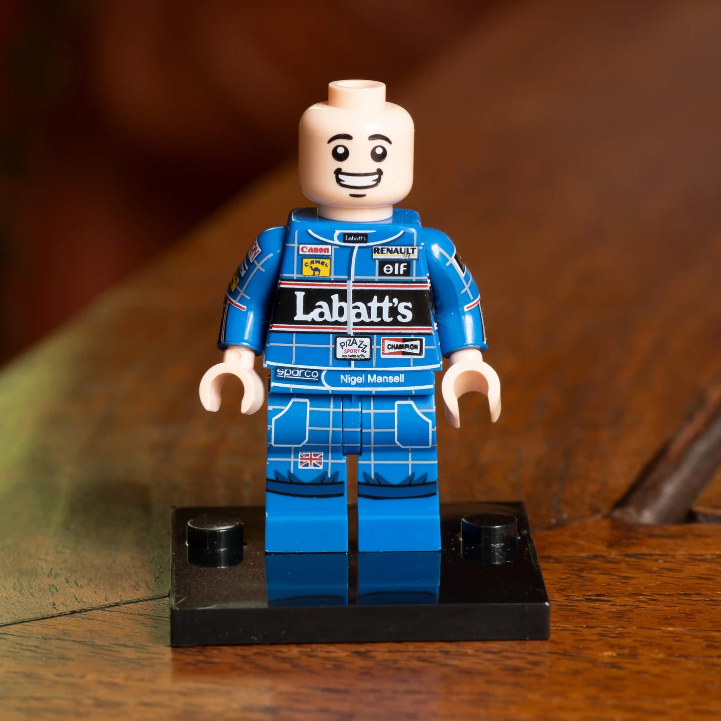 Nigel Mansell Custom Lego Minifig
