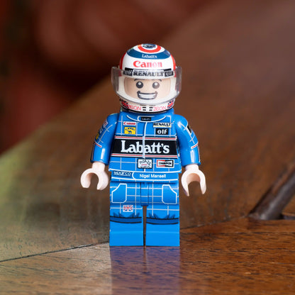 Nigel Mansell Custom Lego Minifig