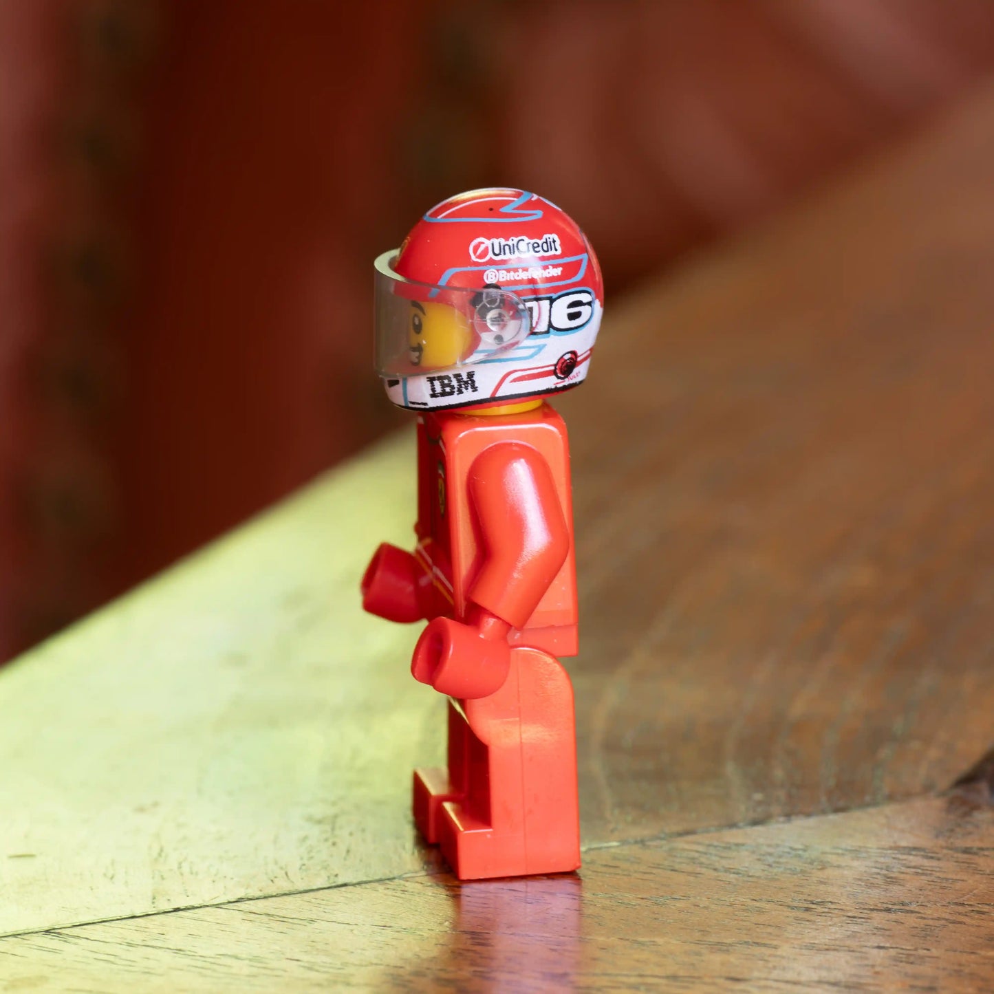Charles Leclerc 2026 Custom Lego Minifig Helmet