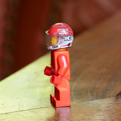 Charles Leclerc 2026 Custom Lego Minifig Helmet