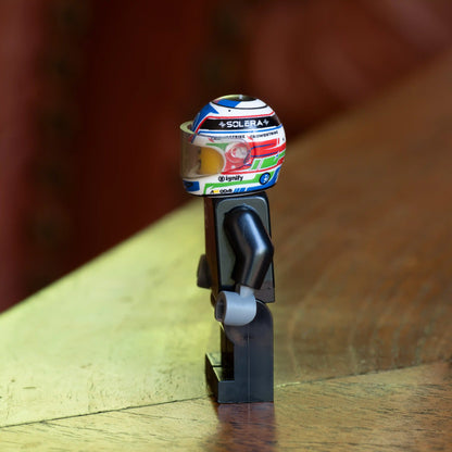 Kimi Antonelli 2026 Custom Lego Minifig Helmet