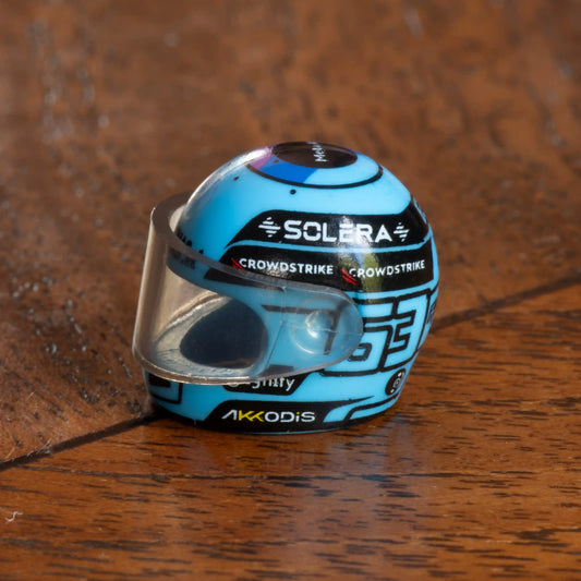 George Russell 2026 Custom Lego Minifig Helmet