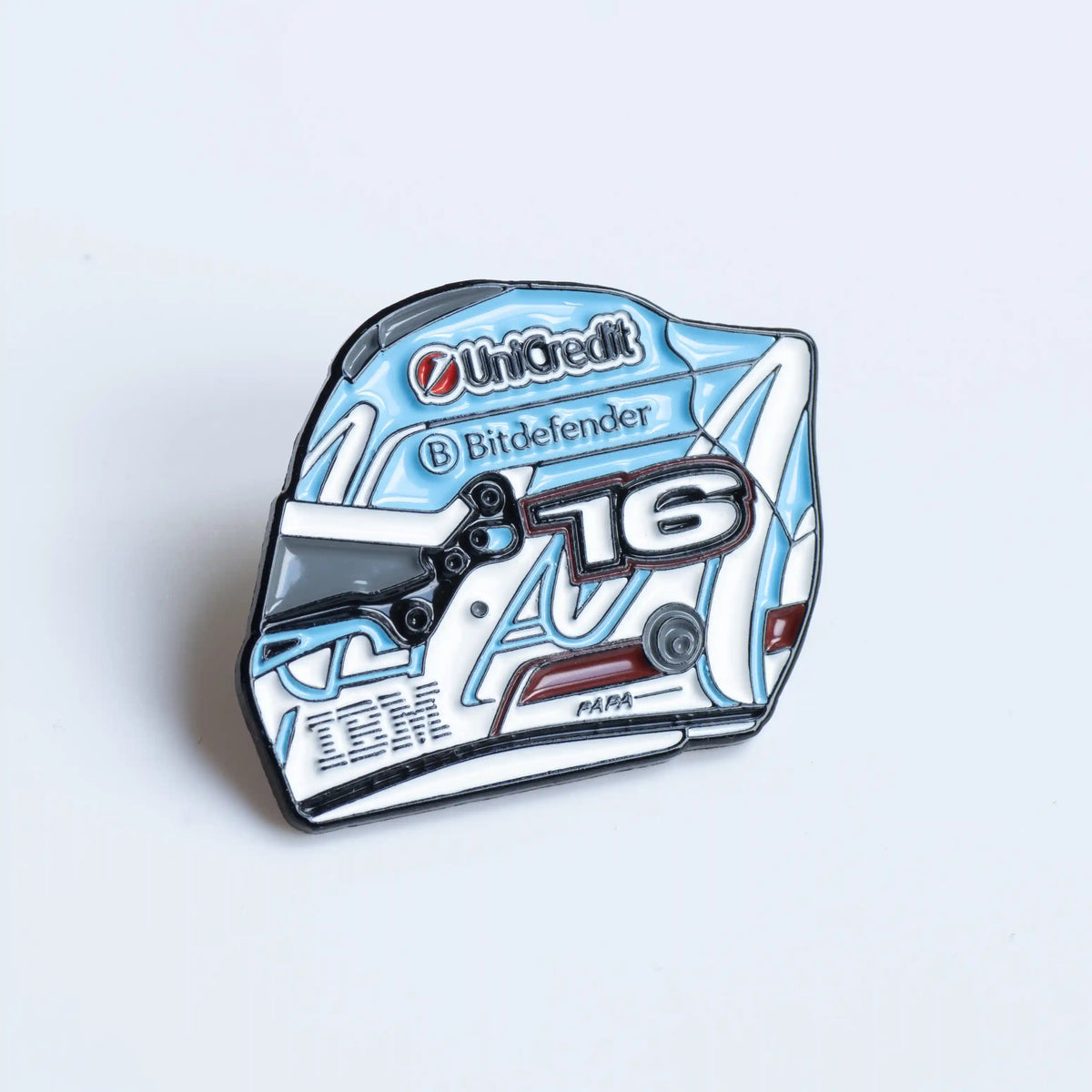 Charles Leclerc 2026 Miami Helmet Enamel Pin