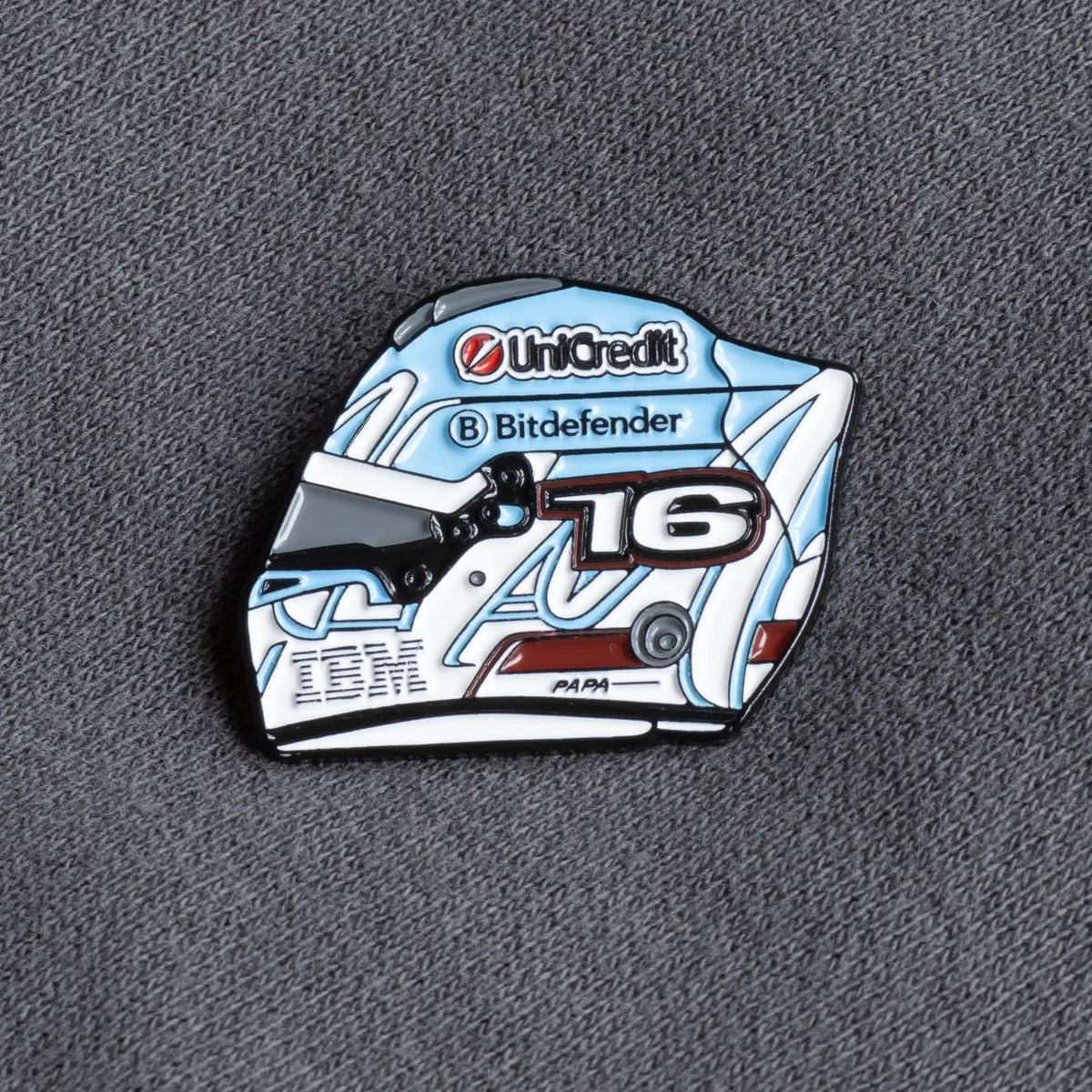 Charles Leclerc 2026 Miami Helmet Enamel Pin