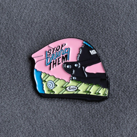 Daniel Ricciardo 2019 Helmet Enamel Pin