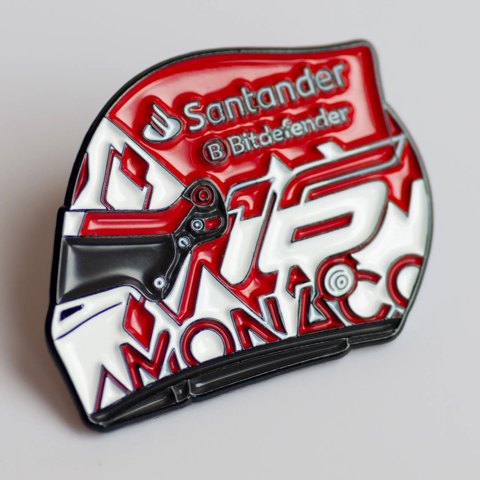 Charles Leclerc 2024 Monaco Helmet Enamel Pin