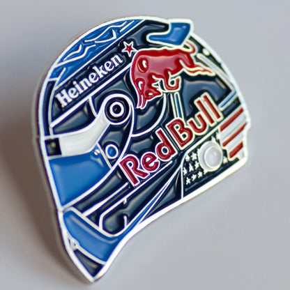 Max Verstappen 2024 USA Helmet Enamel Pin