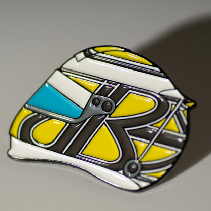 Jenson Button 2009 Helmet Enamel Pin