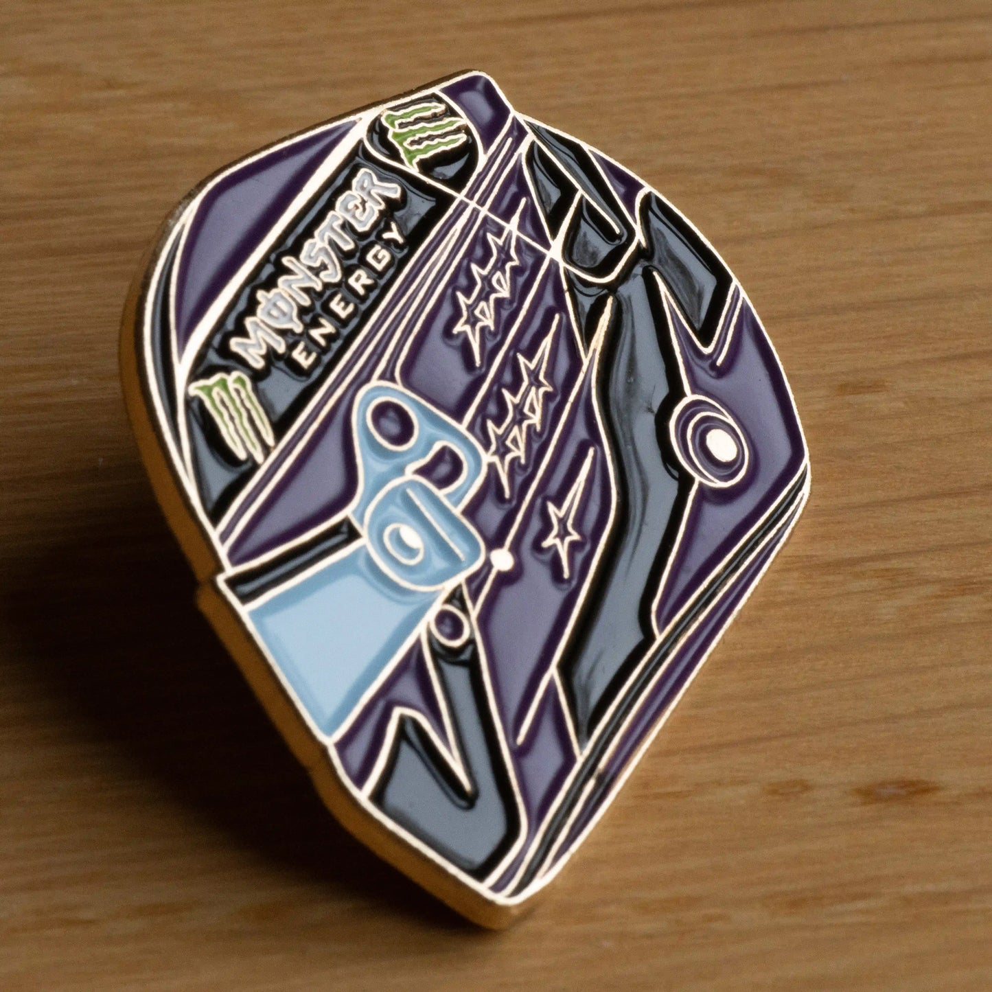 Lewis Hamilton Helmet 2020 Abu Dhabi Enamel Pin