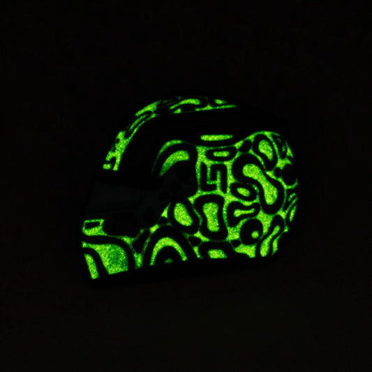 Glow in the Dark Lando Norris Helmet Enamel Pin