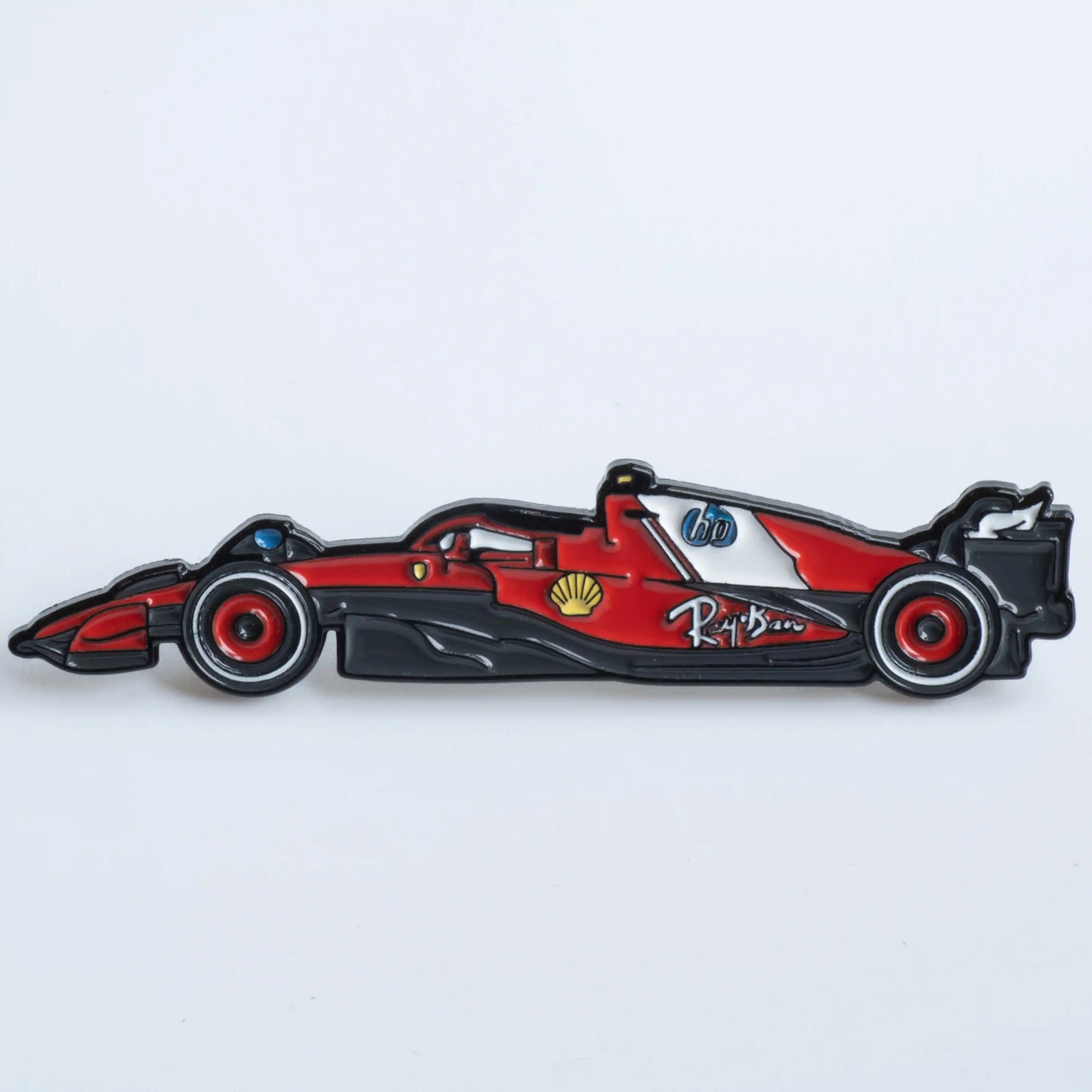 Ferrari SF-25 Formula One Car Enamel Pin shown on white background